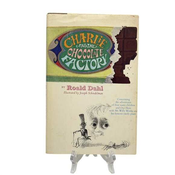 Other - Charlie and The Chocolate Factory-Revised Edition 1973 Roald Dahl-VG-Willy Wonka